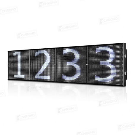 PACK | 1 ligne d'affichage 4 Modulos Noir et Blanc de marque TAG Heuer Timing en vente sur ITS Chrono