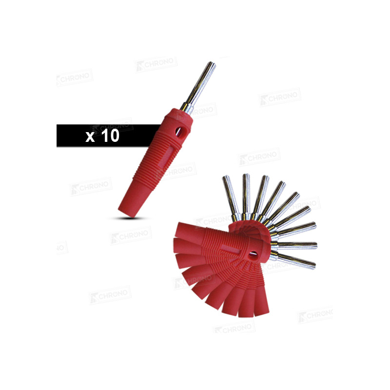 Fiche Banane - FDIT - 4Mm - Cuivre Pur Plaqué Or - 32A - Intérieur - Bricolage