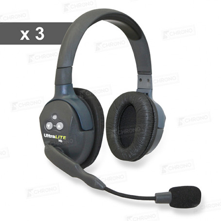 Kit 3 Eartec headset D (400m) of Eartec brand for sale on ITS Chrono