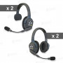 Kit 4 Eartec headset 2S 2D (400m) of Eartec brand for sale on ITS Chrono