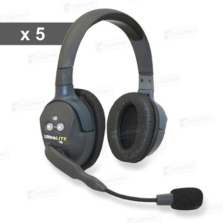 Kit 5 casques Eartec D (400m) de marque Eartec en vente sur ITS Chrono