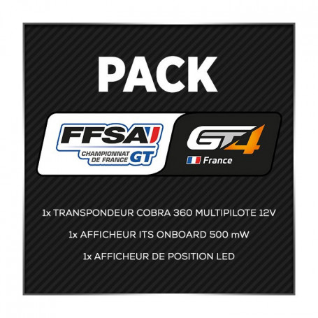 Pack GT4 FFSA 2024 de marque ITS Chrono en vente sur ITS Chrono