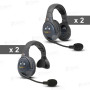Kit 4 casques Eartec Evade 2S 2D (800m) de marque Eartec en vente sur ITS Chrono