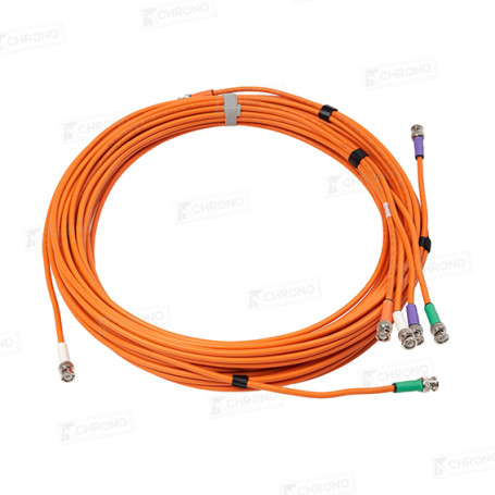 Long orange cable set ChronoTrack of ChronoTrack brand for sale on ITS Chrono