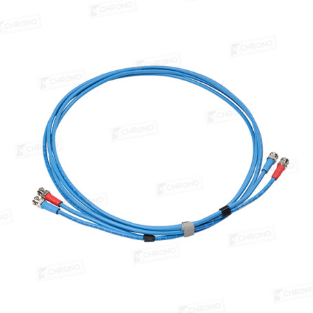 Short blue cable set ChronoTrack of ChronoTrack brand for sale on ITS Chrono