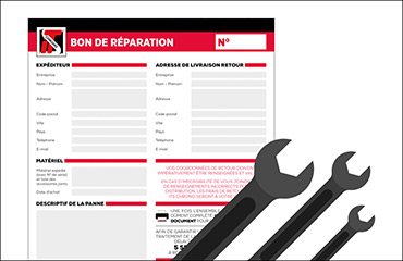 Bon de réparation