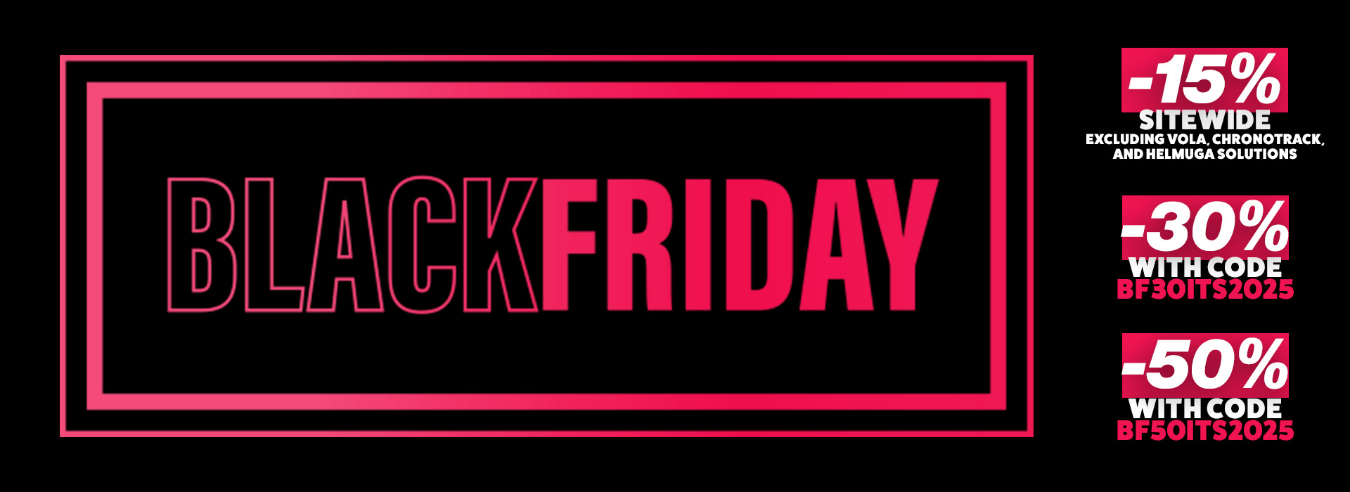 ITS launches its Black Friday!