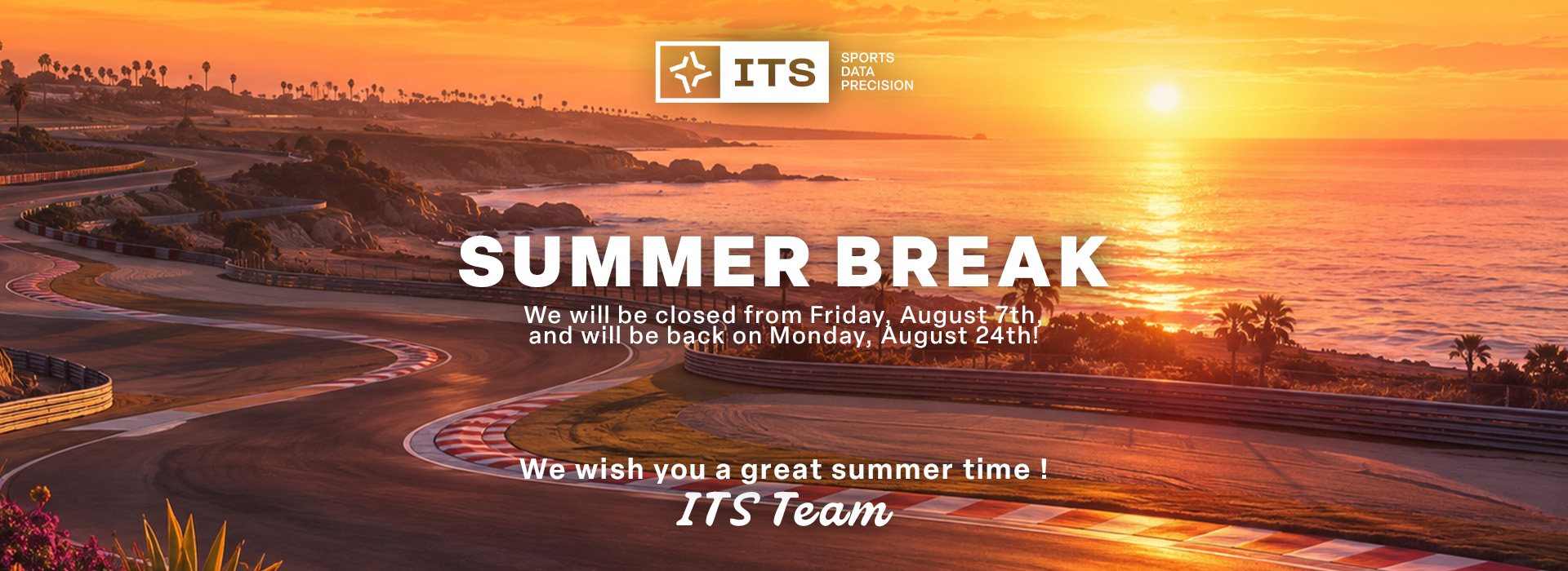 The ITS Chrono team wishes you a wonderful summer !